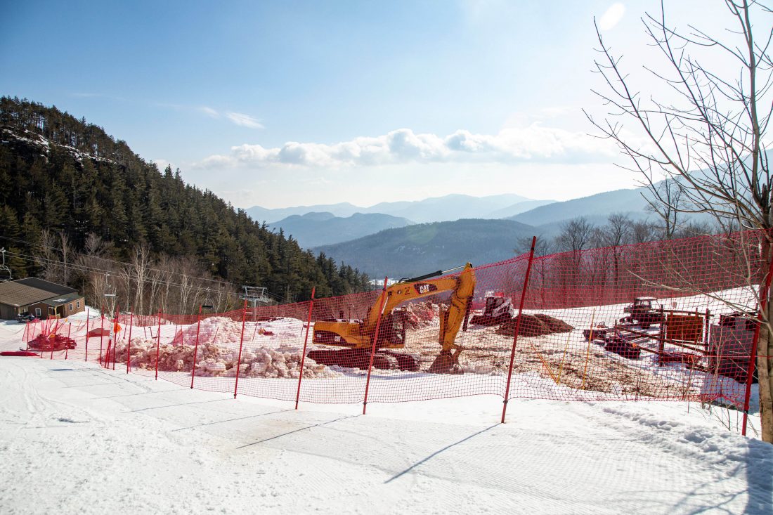 Work underway on Whiteface MidStation News, Sports, Jobs Lake